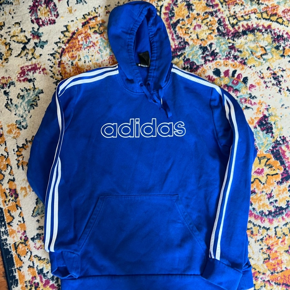BEAUTIFUL ROYAL BLUE ADIDAS HOODIE